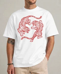 Vintage Tiger Shirt — Retro 90s Grunge Tee