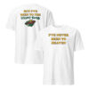 Minnesota hockey shirt front view I've never been to heaven fan tee