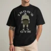 Iroh Gym shirt with retro gym-poster style fan art