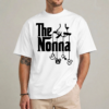 Nonna shirt Italian grandma gift, bold graphic front view