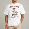Retired teacher shirt funny teacher retirement gift graphic tee front view