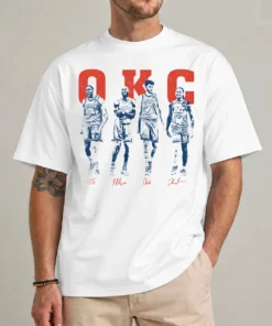 okc thunder fan shirt shai gilgeous alexander jalen williams basketball design
