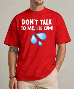 Funny stag do shirt with adult humour graphic, front view