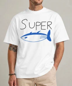 Super Tuna Seokjin shirt front view kpop fan graphic tee