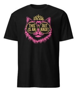Home 11 Dungeon Crawler Carl Shirt, Princess Donut Shirt, This is an Outrage, Fantasy Book Reader Geeky Cat Lover Tshirt Donut Mongo Bookish Merch