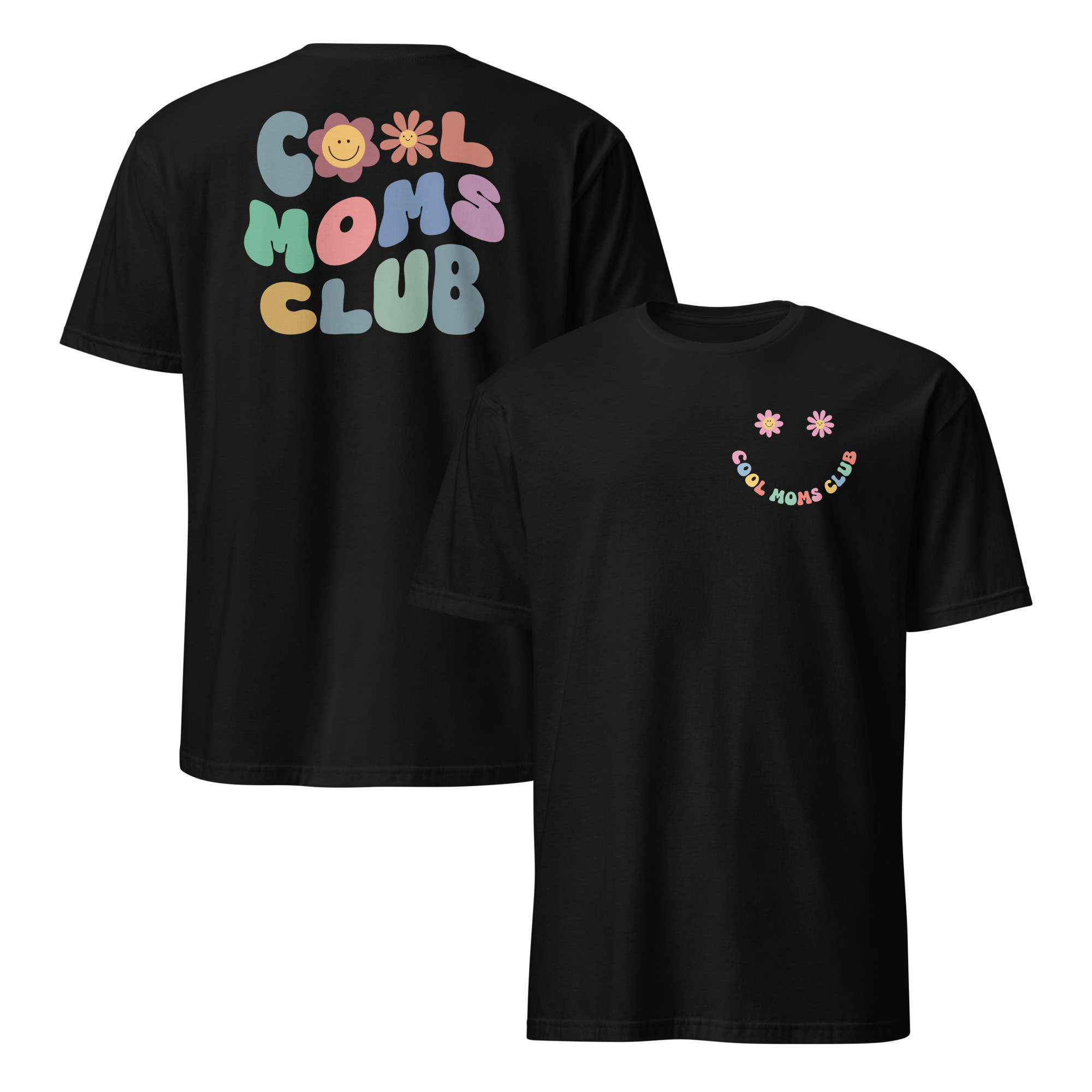 Cool Moms Club Shirt — Funny Mom Tee Mothers Day Gift 1 Cool moms club shirt with bold graphic design, front view