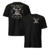 vintage pirates shirt dead men tell no tales retro design front view