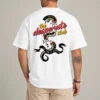 Desperado Club shirt with tattoo-style snake illustration back print