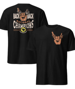 Texas softball champions shirt — back-to-back 2026 WCWS fan graphic tee front view