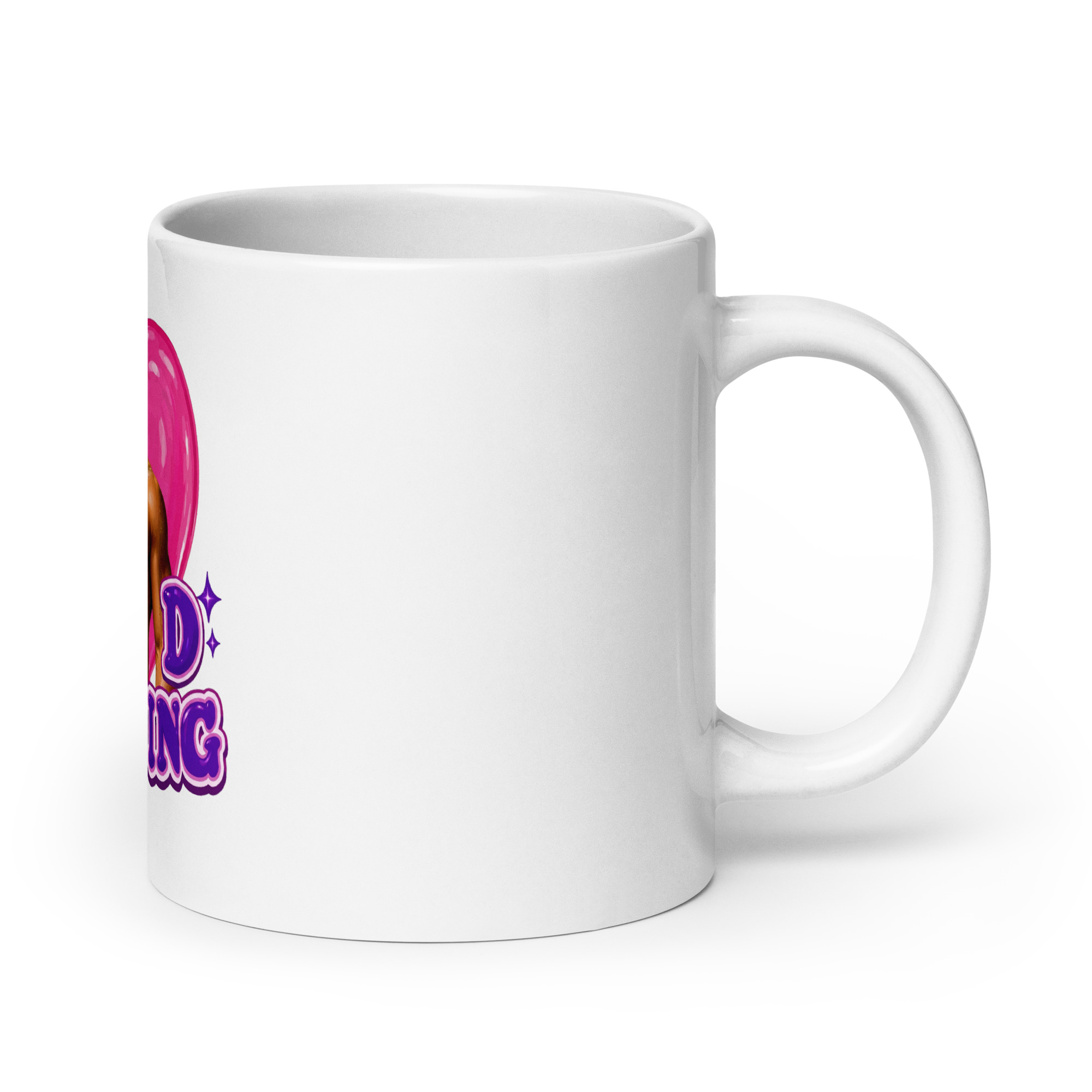Garrett Graham Mug | Good Morning Briar U Coffee Mug 3 Garrett Graham mug Briar U design detail close-up