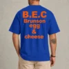 BEC Brunson Egg and Cheese New York Fan T-Shirt front view - BEC Brunson t-shirt