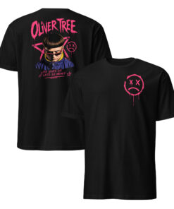 oliver tree life goes on shirt front view tribute graphic tee fan apparel