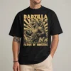 Dadzilla tee front view father of monsters funny dad graphic shirt