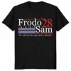 Frodo Sam 2028 Shirt front view funny LOTR election graphic tee