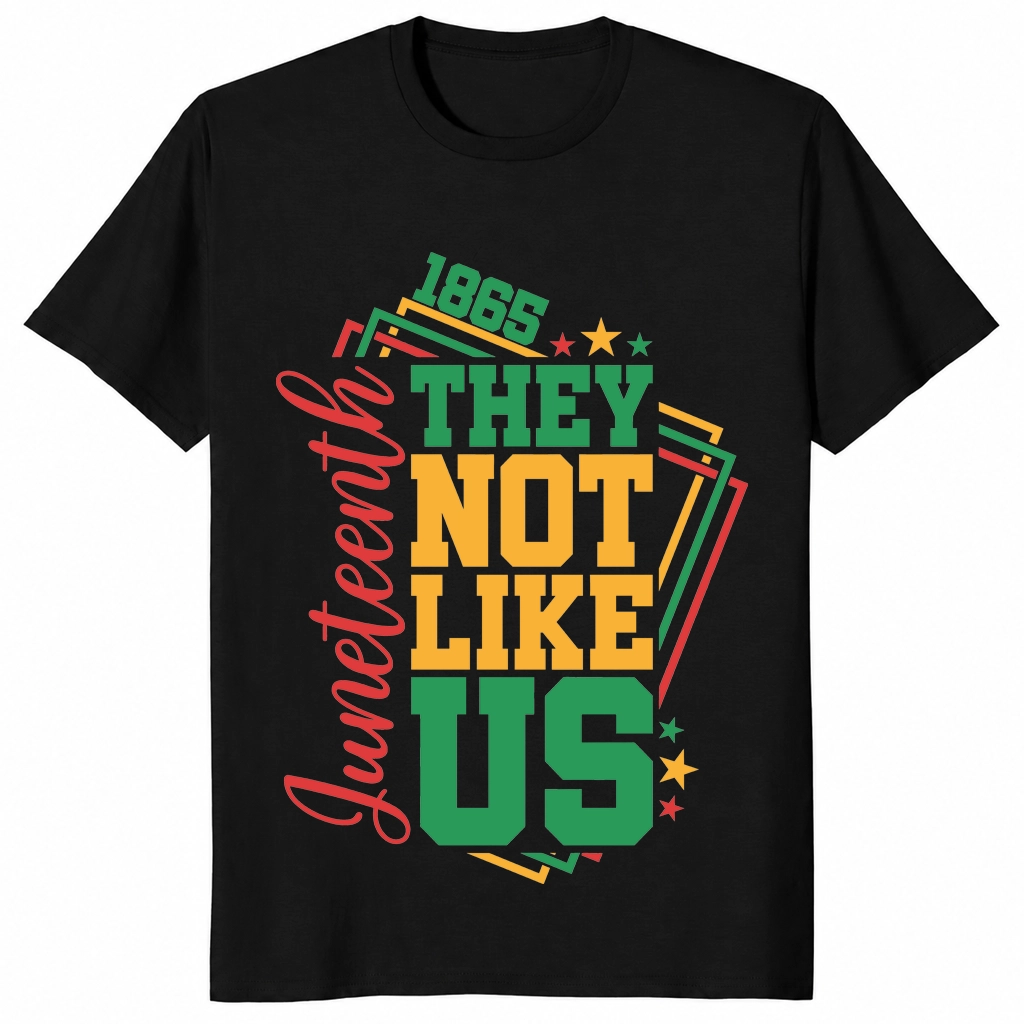 Juneteenth Freedom Shirt | 1865 Graphic Tee 1 Juneteenth Freedom Shirt front view Juneteenth graphic tee