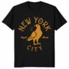 New York City Pigeon Shirt front view funny NYC graphic tee