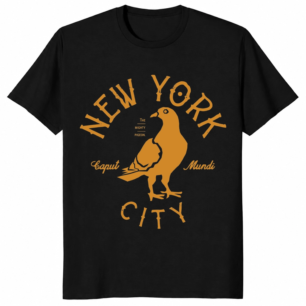 New York City Pigeon Shirt | Funny NYC Tee 1 New York City Pigeon Shirt front view funny NYC graphic tee