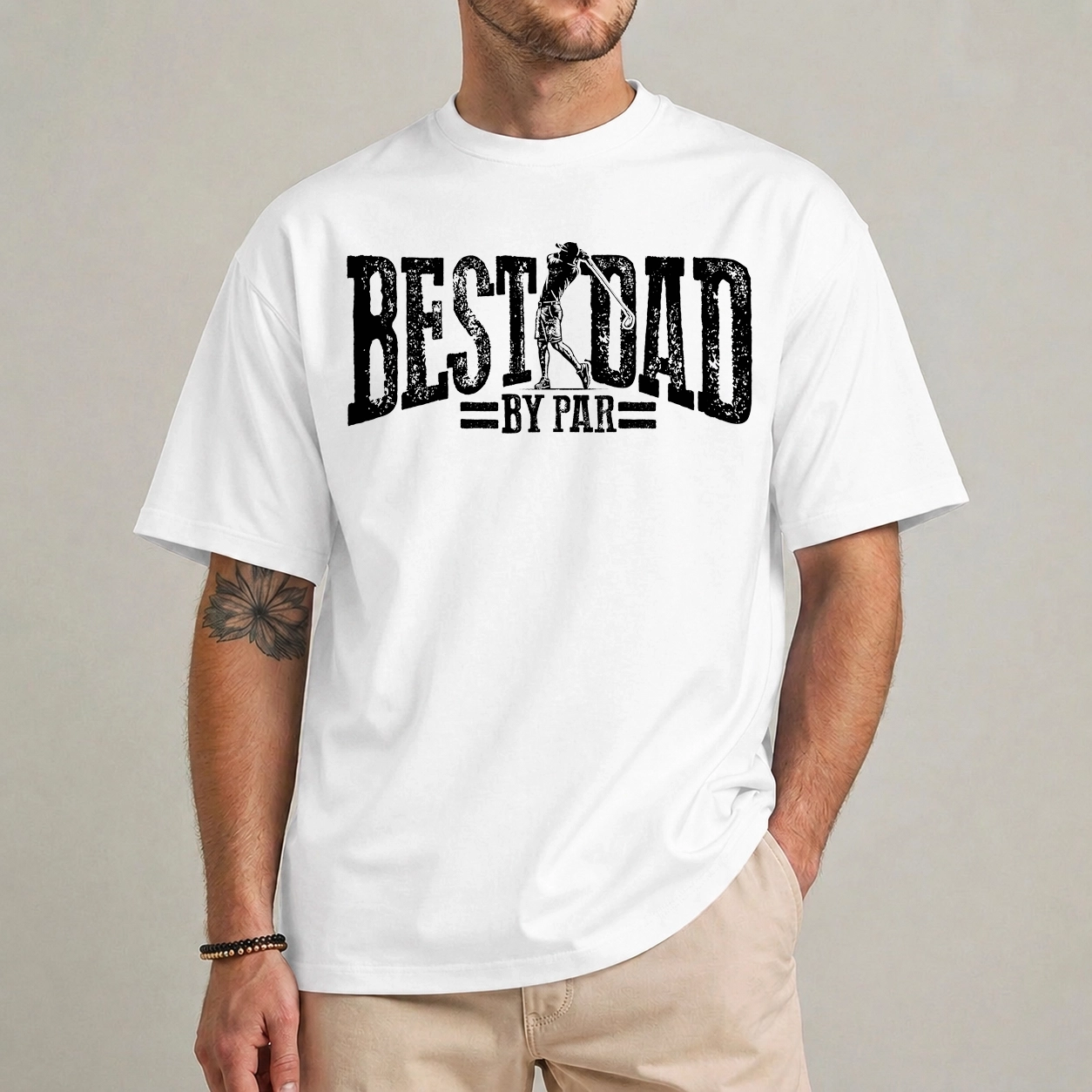 Best Dad By Par Shirt | Golf Dad Father's Day Gift Tee 1 best dad by par shirt golf dad fathers day gift graphic tee front view