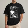 Black Taylor Swift Is a CIA Psyop shirt with bootleg-poster style portrait graphic