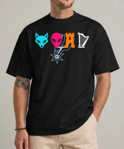 Funny Spurs Fox Castle Harper NBA fan t-shirt front view