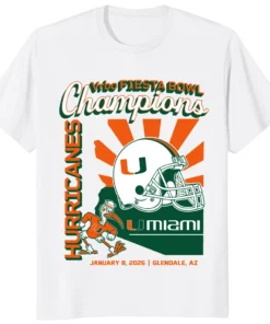 Fiesta Bowl Champions Shirt front view college football fan graphic tee