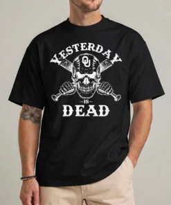 yesterday is dead Oklahoma shirt, Oklahoma state pride tee, vintage Oklahoma graphic shirt
