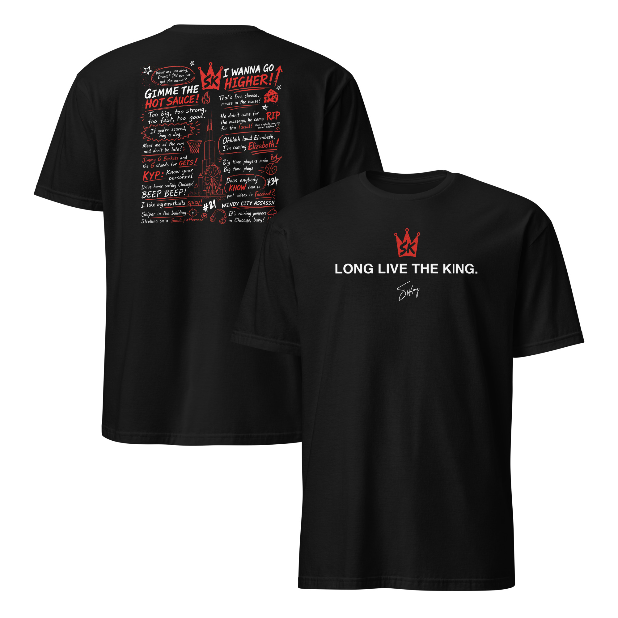 Long Live The King Stacey King Tribute Shirt 1 Long Live The King Stacey King shirt ā Chicago Bulls tribute graphic tee