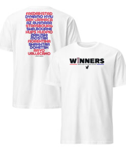Crystal Palace Conference League Winners 2026 shirt front with trophy graphic