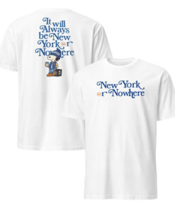 Peanuts New York Knicks shirt – New York or Nowhere fan graphic tee