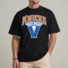 knicks 2026 champions shirt front view on black graphic tee