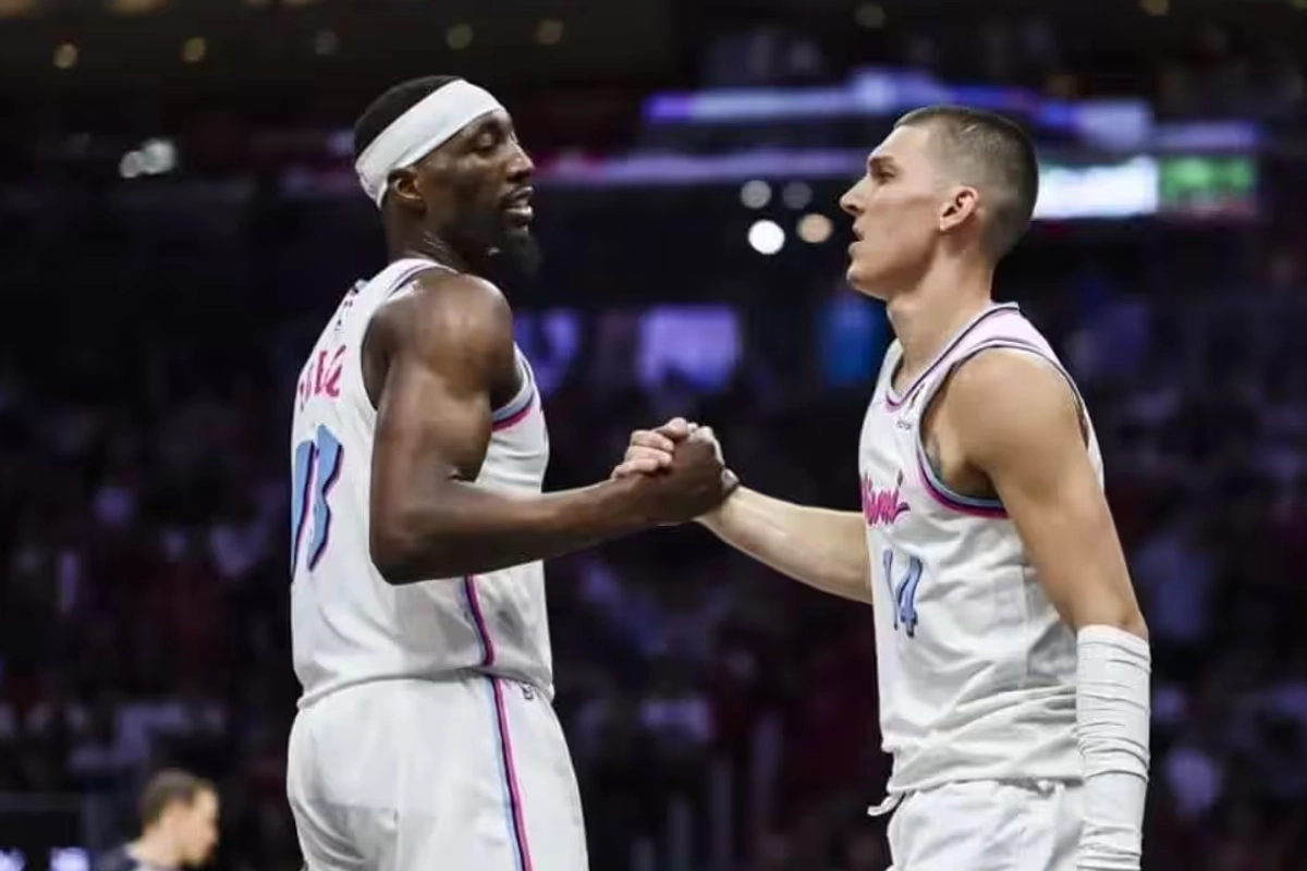 Bam Adebayo Tyler Herro Shocking Fight Rocks NBA 1 Bam Adebayo Tyler Herro fight Las Vegas gym confrontation