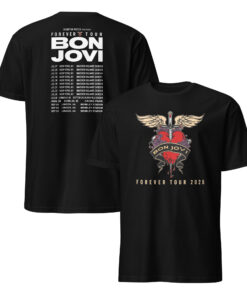 Bon Jovi Forever Tour 2026 Unofficial Fan Tribute T Shirt