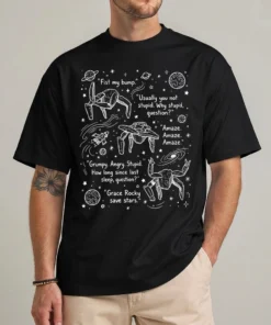 Project Hail Mary Rocky shirt sci-fi book tee