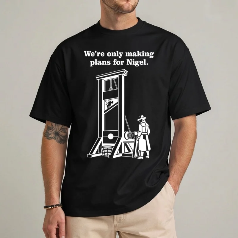 Making Plans for Nigel T-Shirt | XTC Song Tee 2 Making Plans for Nigel shirt XTC song tee