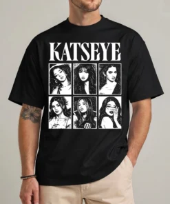 KATSEYE photo collage shirt front view fan tee