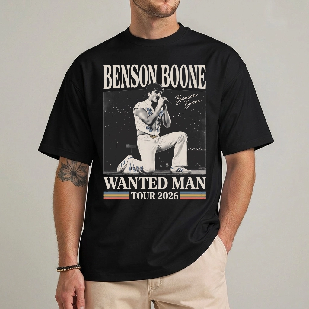 Benson Boone Wanted Man Tour Shirt 2026 1 Benson Boone Wanted Man Tour shirt design