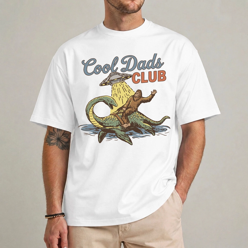 Cool Dads Club Shirt | Vintage Bigfoot Dad Tee 1 cool dads club shirt vintage bigfoot dad tee
