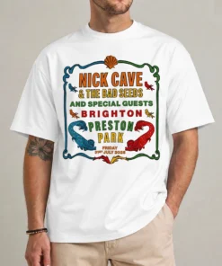 Nick Cave And The Bad Seeds Brighton Preston Park 2026 T Shirt