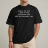Sorry I Was Late Fiftyleven Kids shirt with typewriter-style text