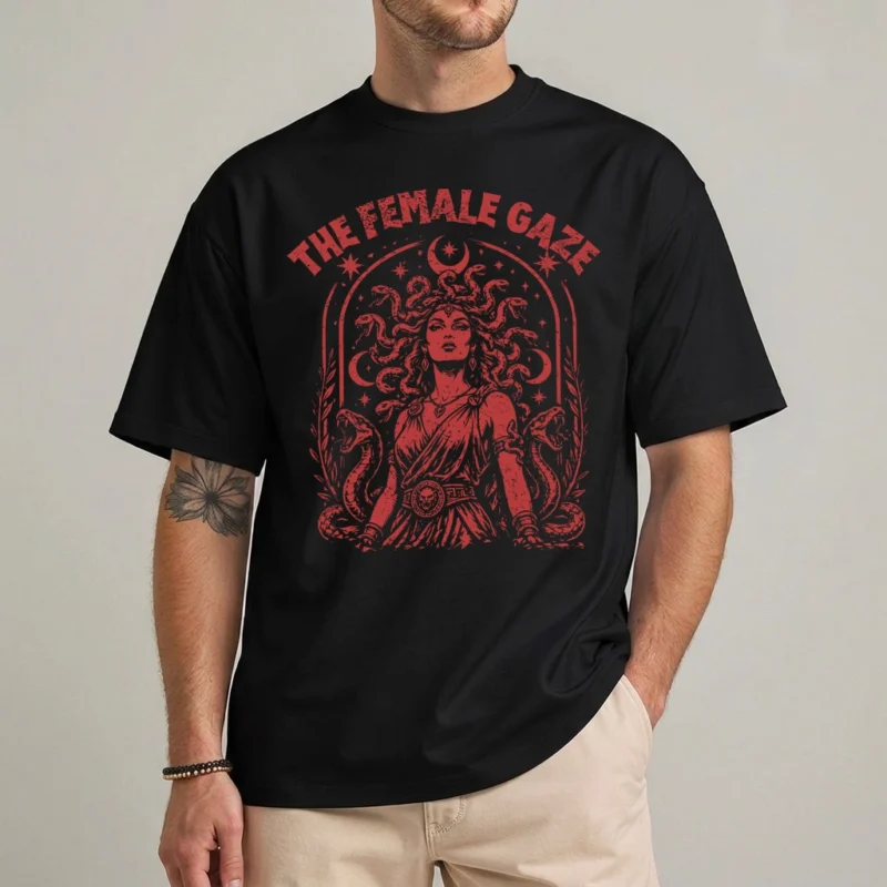Vintage Medusa Feminist Tee | Retro Pop Art Empowerment Shirt | Greek Mythology Patriarchy Rebel Gift for Her 2 Medusa feminist shirt pop art empowerment tee