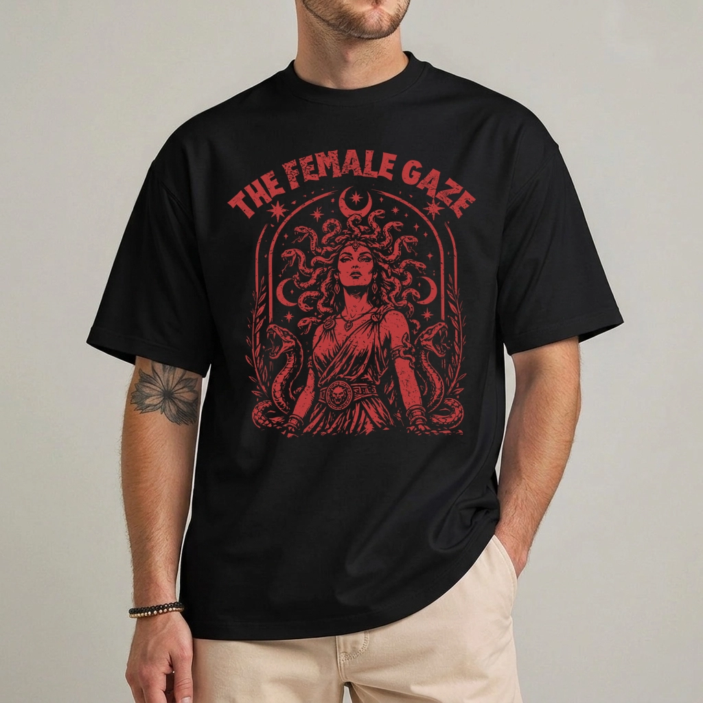 Vintage Medusa Feminist Tee | Retro Pop Art Empowerment Shirt | Greek Mythology Patriarchy Rebel Gift for Her 1 Medusa feminist shirt pop art empowerment tee