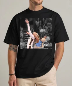 Sophie Cunningham hard foul shirt front view WNBA graphic tee