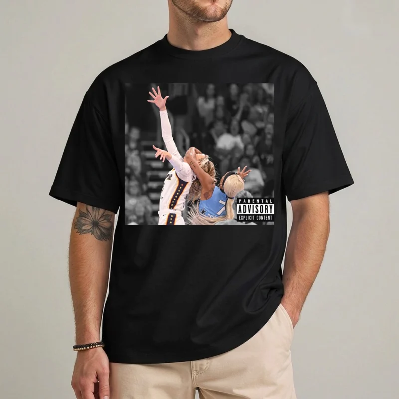 Sophie Cunningham Hard Foul WNBA Fan T-Shirt 2 Sophie Cunningham hard foul shirt front view WNBA graphic tee