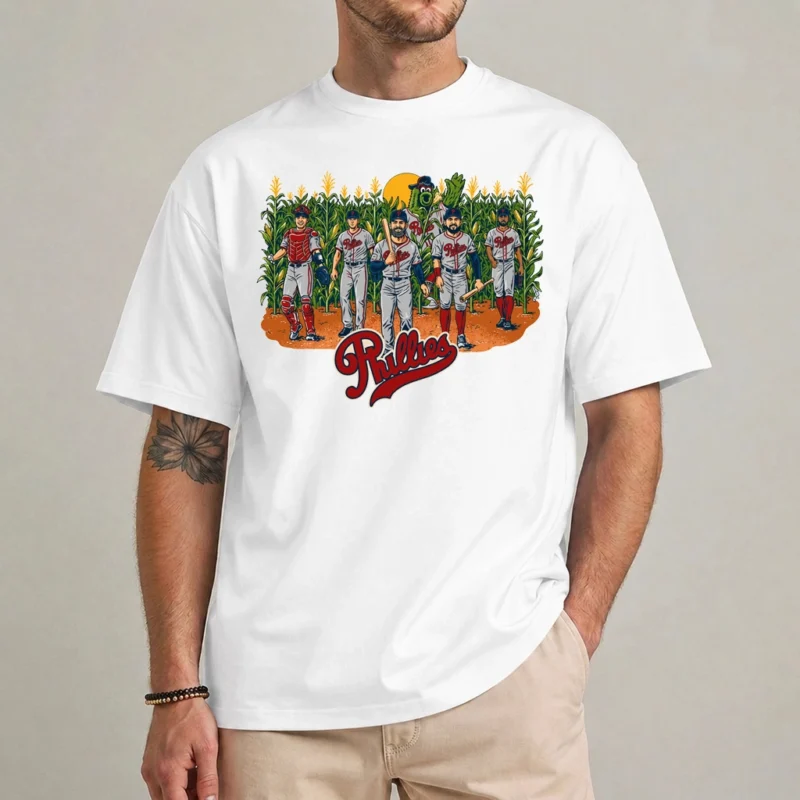 Phillies Field of Dreams T-Shirt | Cornfield Baseball Tee 2 Phillies Field of Dreams shirt cornfield baseball tee