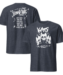 Island Tour 2022 locations shirt lifestyle view