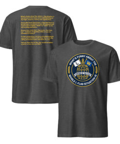 Funny baseball rivalry L flag T-shirt product image