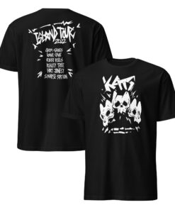 Island Tour 2022 locations T-shirt graphic