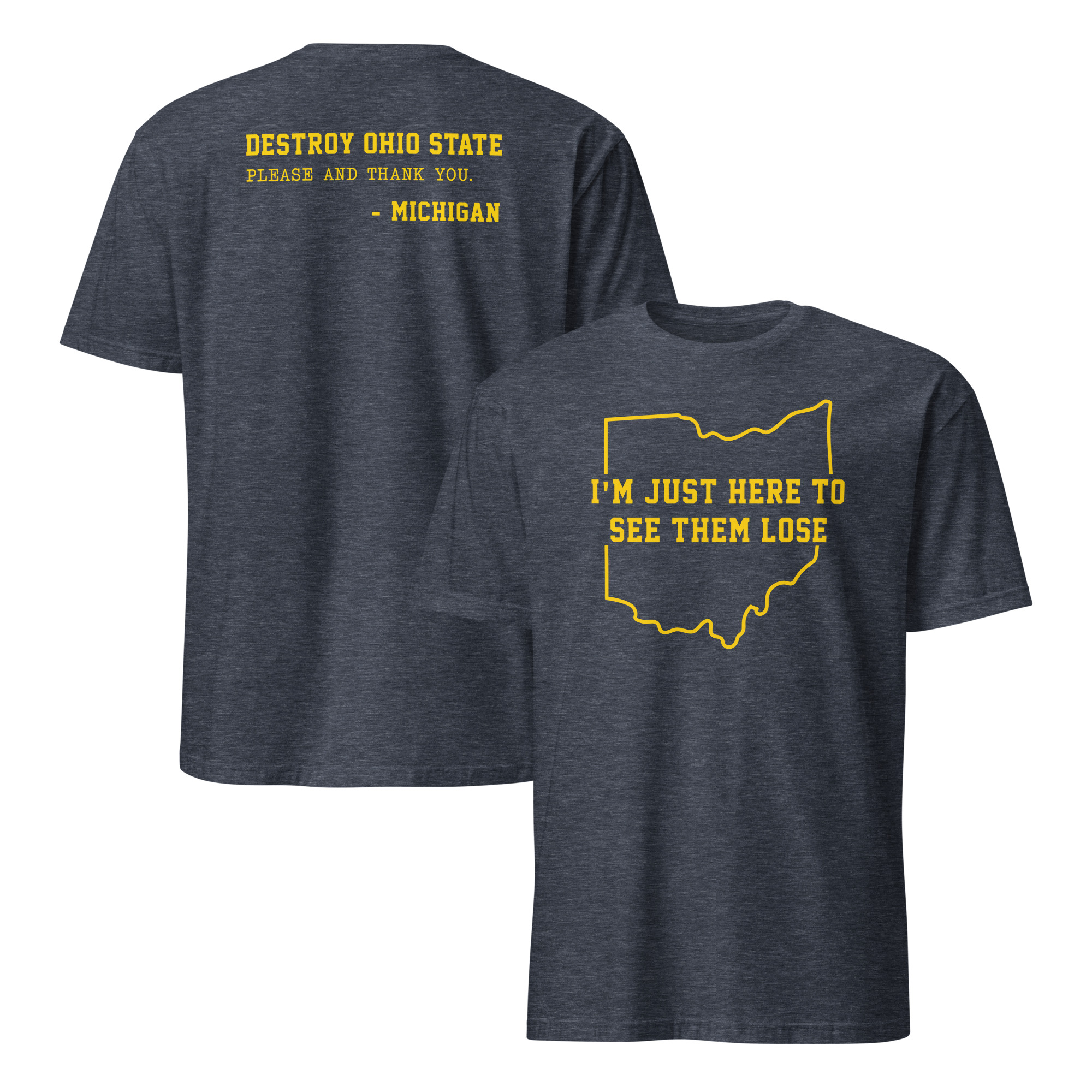 I'm Just Here To See Ohio State Lose T-Shirt 4 College football rivalry shirt alternate product image