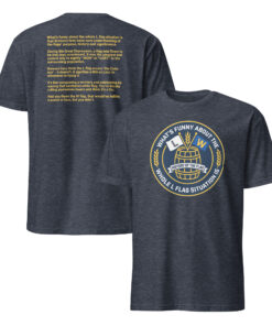 Wrigley L flag baseball shirt product image