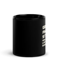 Grumpy Angry Stupid Mug - Funny No Sleep Black Coffee Cup 8 Grumpy Angry Stupid Mug, 11 oz, front view